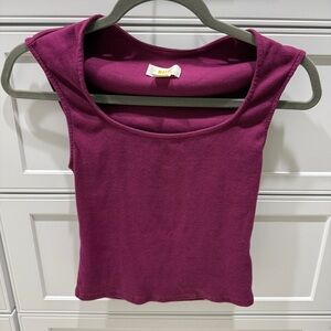 Anthropologie Magenta Tank Top